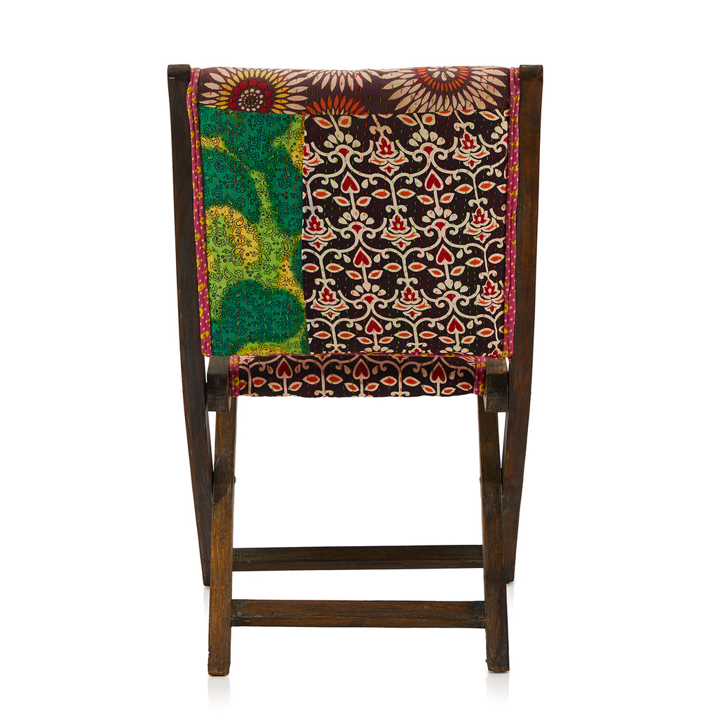 Patchwork Bohemian Dining Chair - Floral