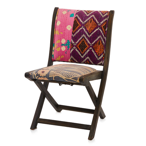 Patchwork Bohemian Dining Chair - Diamonds