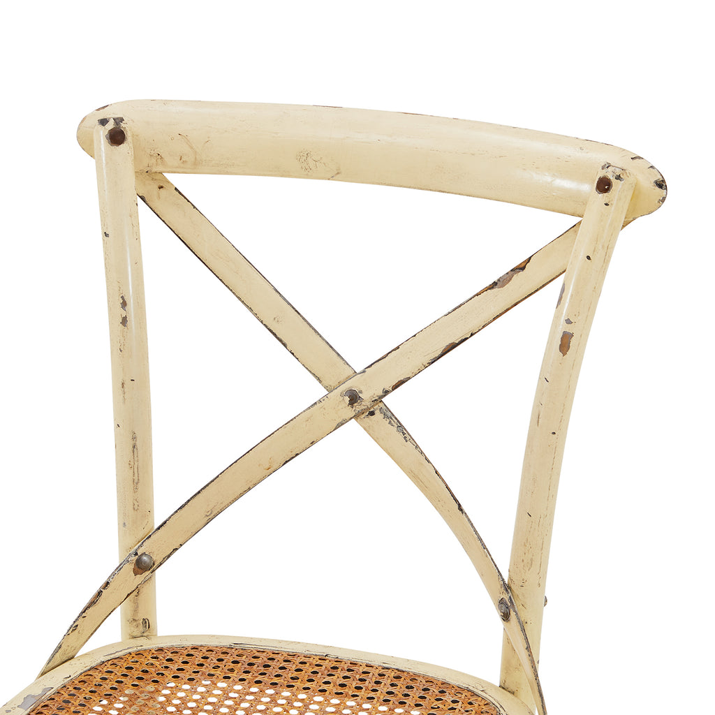 Tan & Cane Seat Bistro Dining Chair