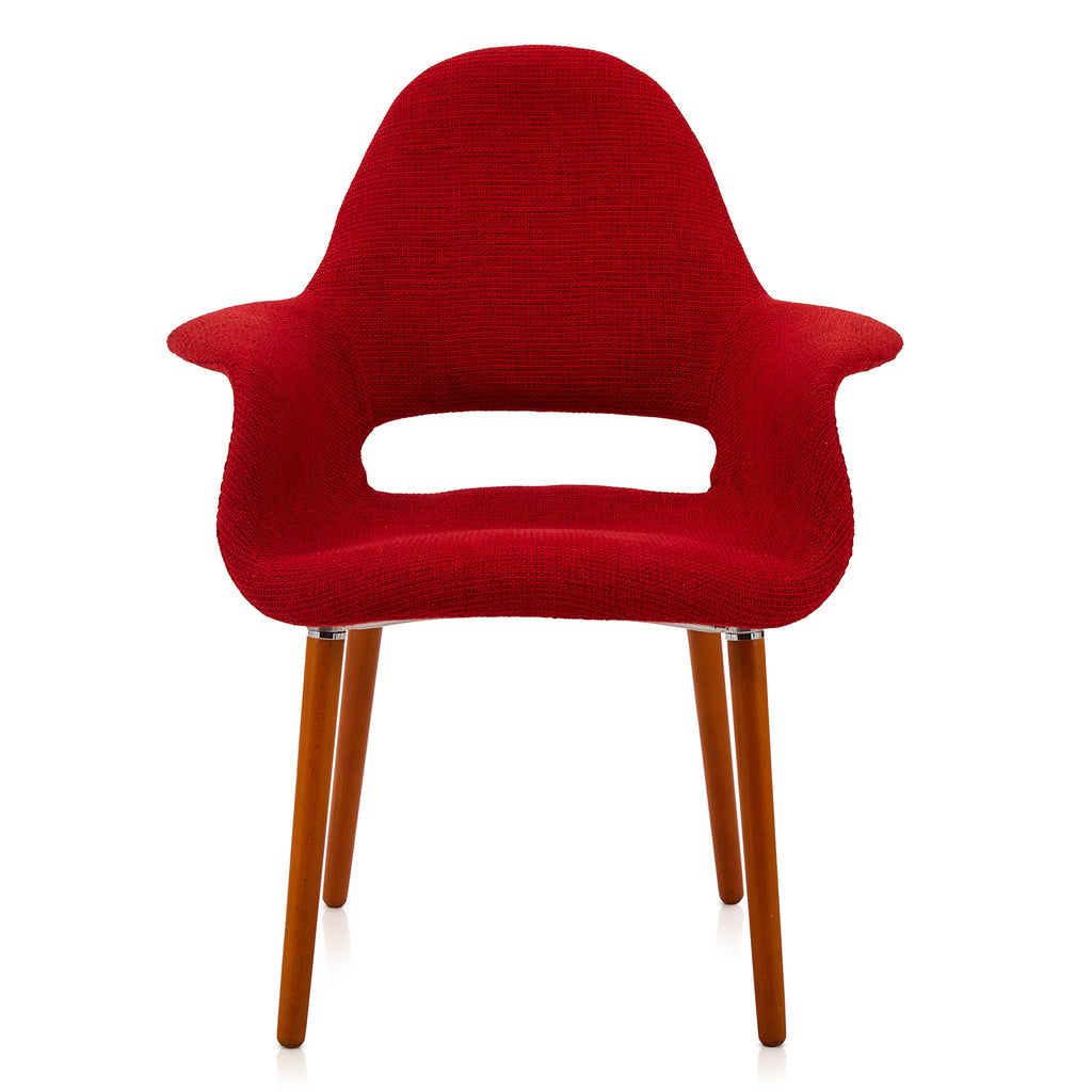 Red Modway Aegis Arm Chair