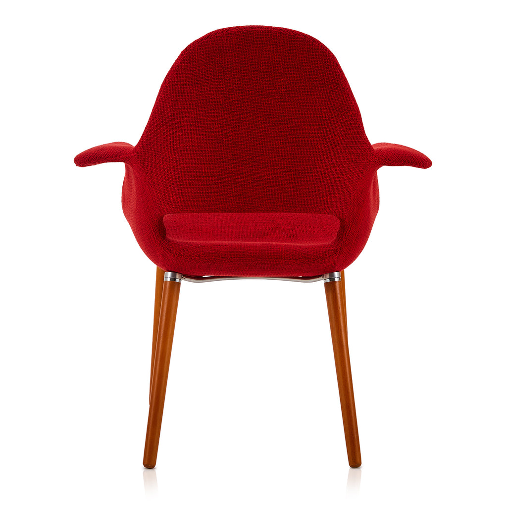 Red Modway Aegis Arm Chair