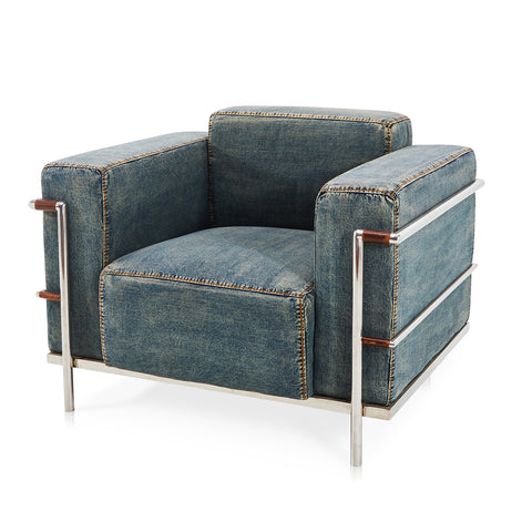 Denim Le Corbusier Chair