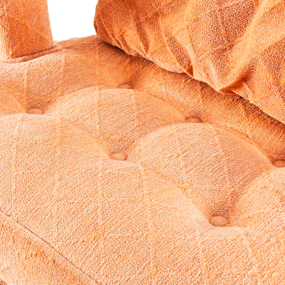 Salmon Upholstered Armchair