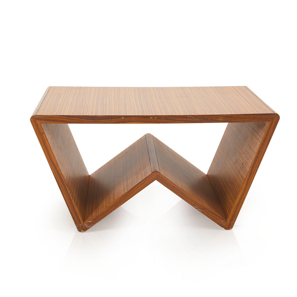 Wood 'W' Shaped Coffee Table