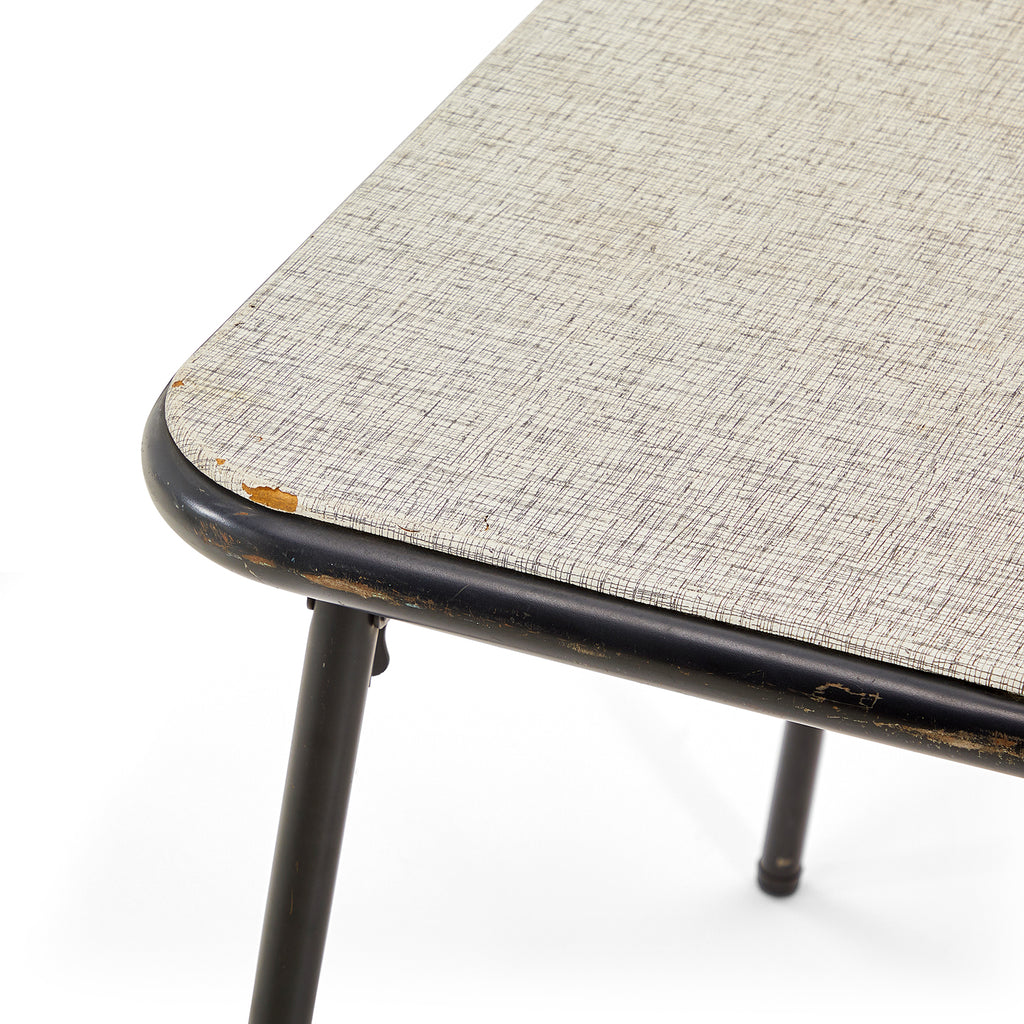 Grey & Black Metal Stylaire Folding Chair
