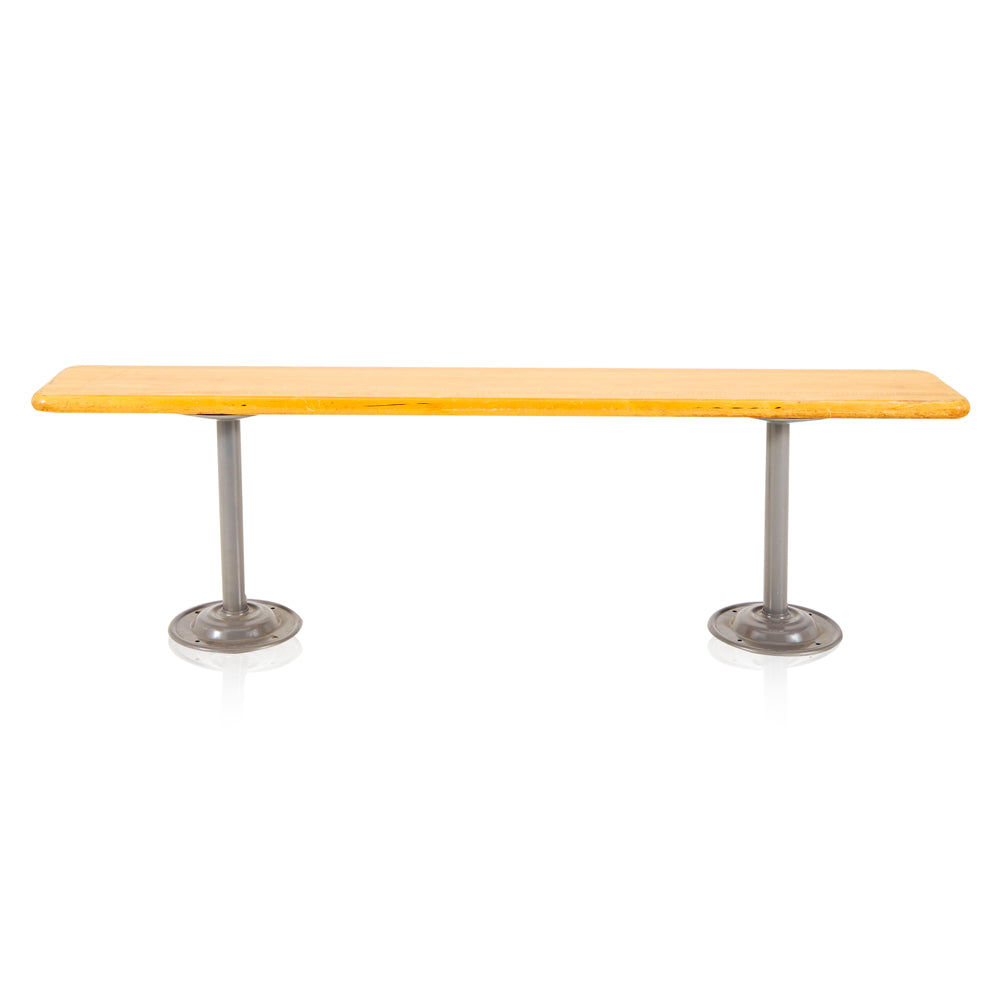 Wood Baseball Bench
