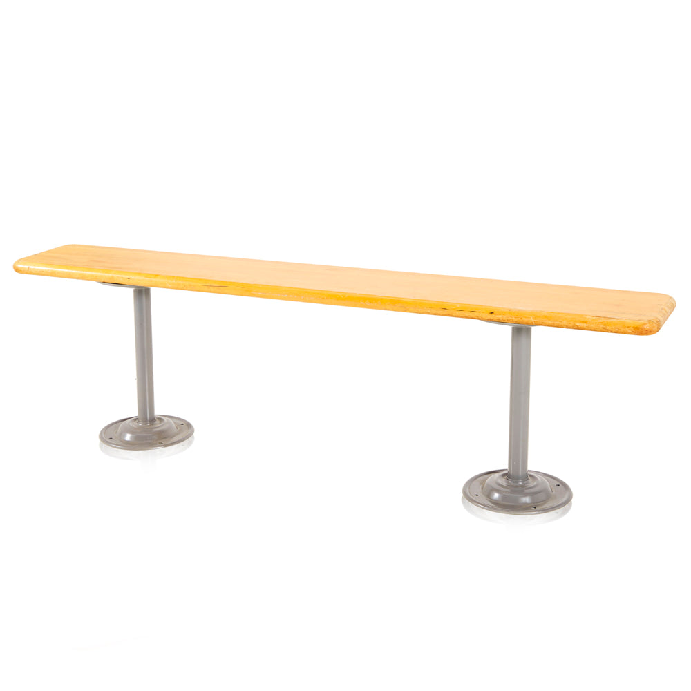 Wood Baseball Bench