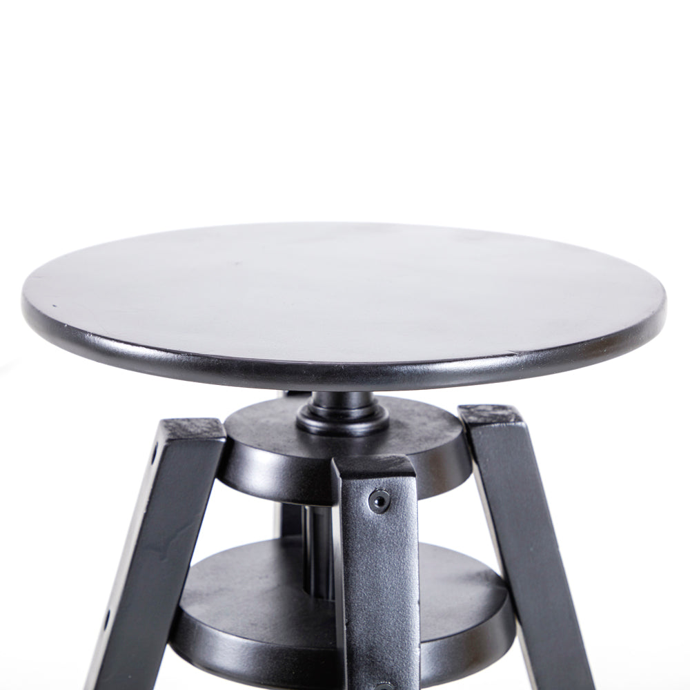 Grey Painted Adjustable Stool
