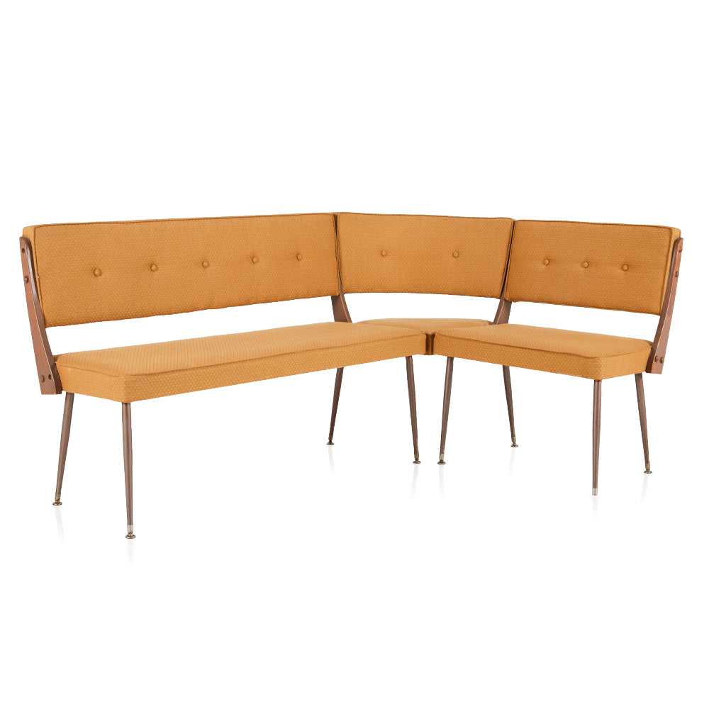 Mustard L Shaped Corner Bench