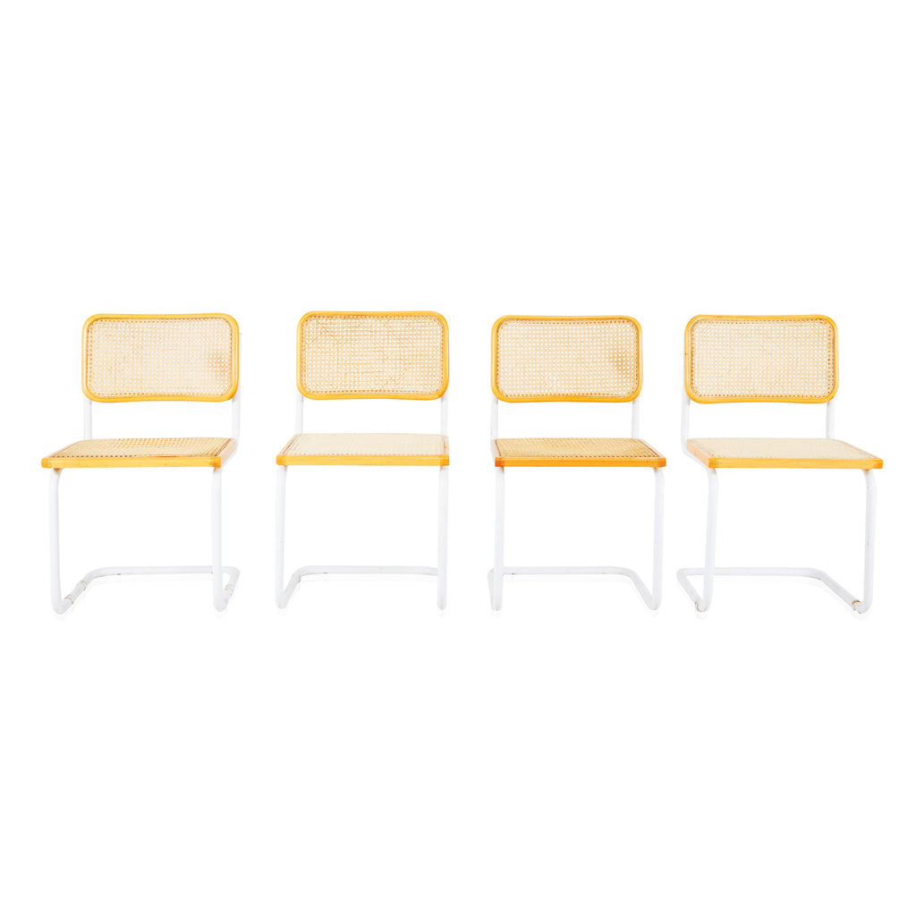 Breuer Dining Side Chair - Natural Wood and Chrome