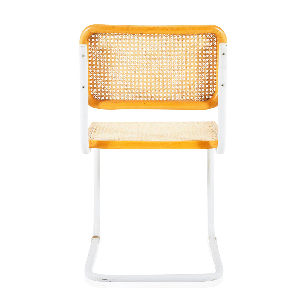 Breuer Dining Side Chair - Natural Wood and Chrome