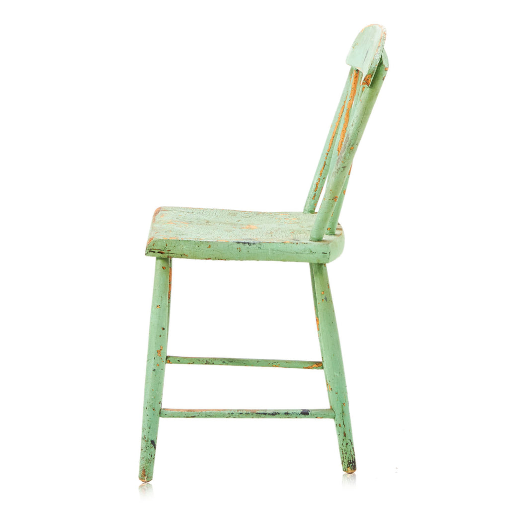 Green Rustic Farmhouse Dining Chair