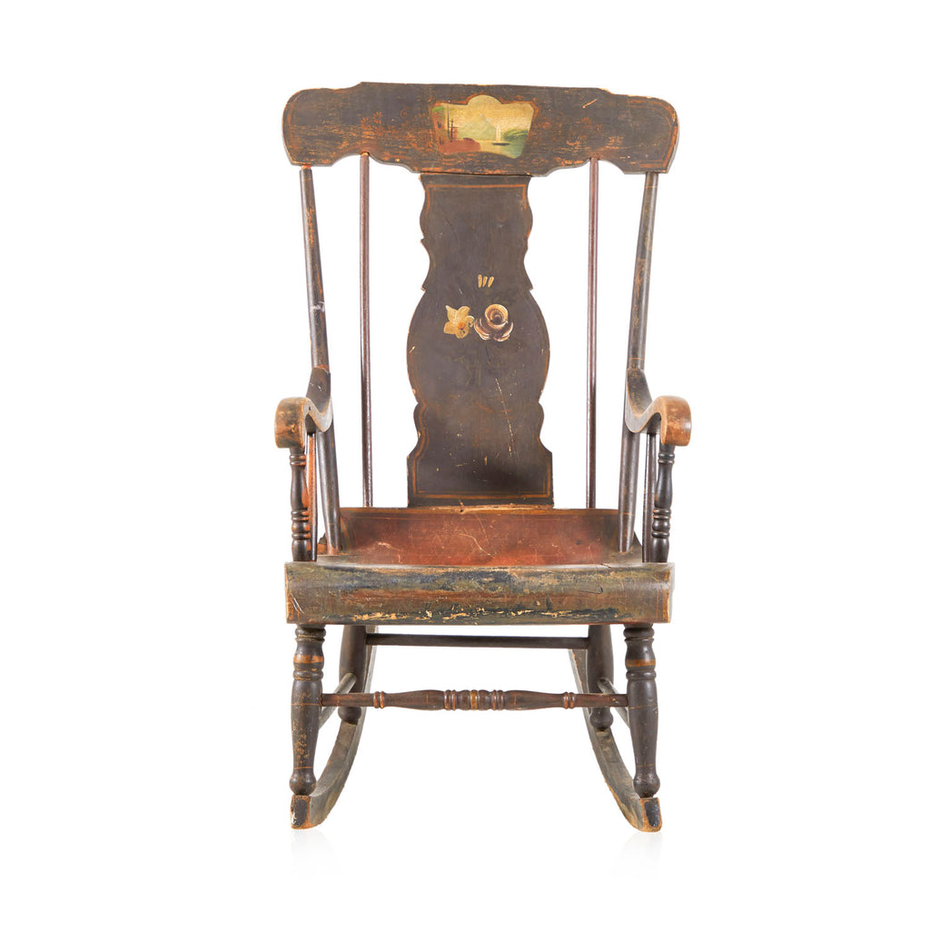 Wood Handmade Vintage Rocking Chair