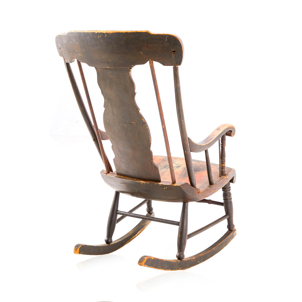 Wood Handmade Vintage Rocking Chair