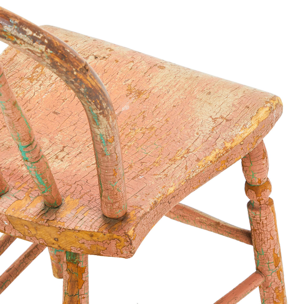 Wood Rustic Farmhouse Dining Chair