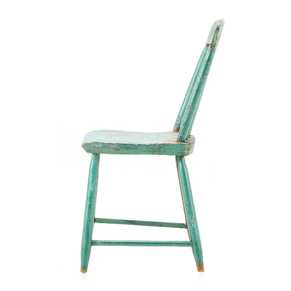 Turquoise Rustic Farmhouse Traditional Dining Chair
