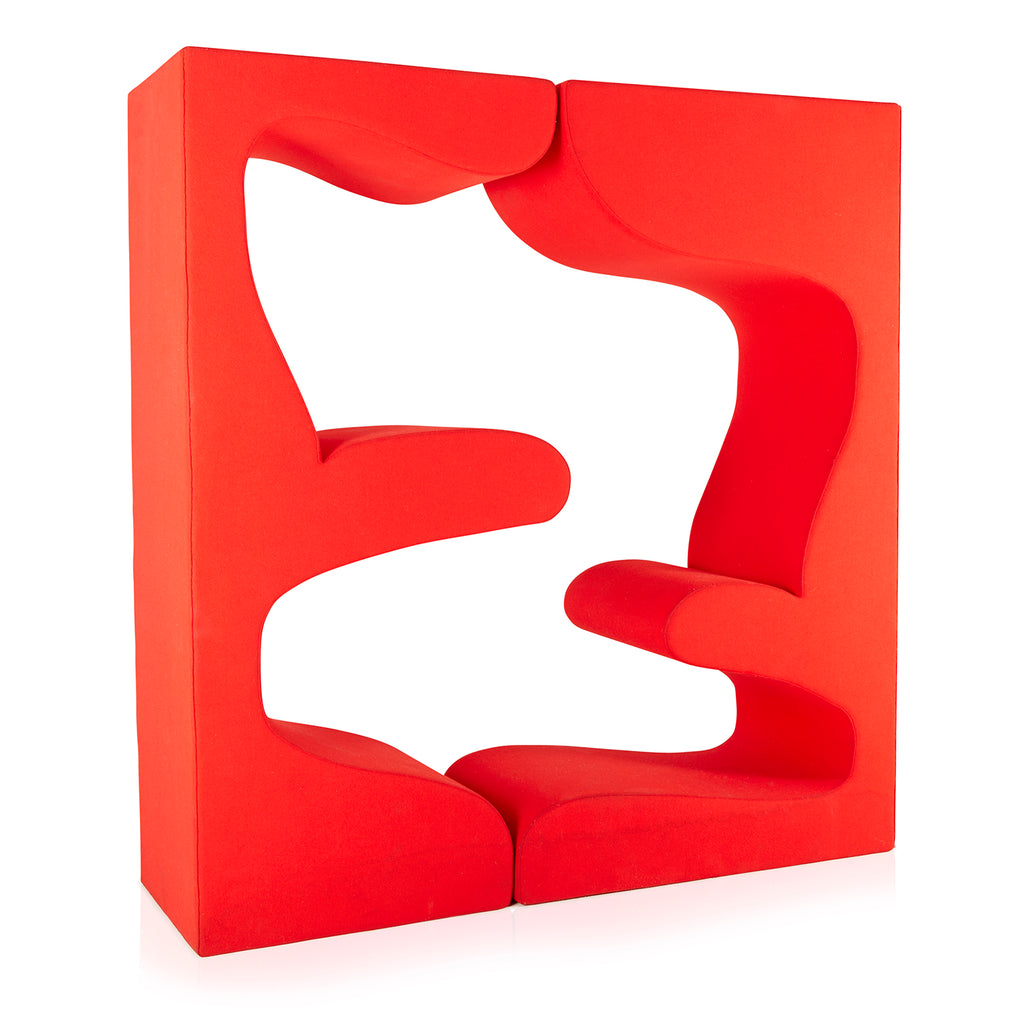 Red Giant 2 Piece Living Tower Lounge Seating