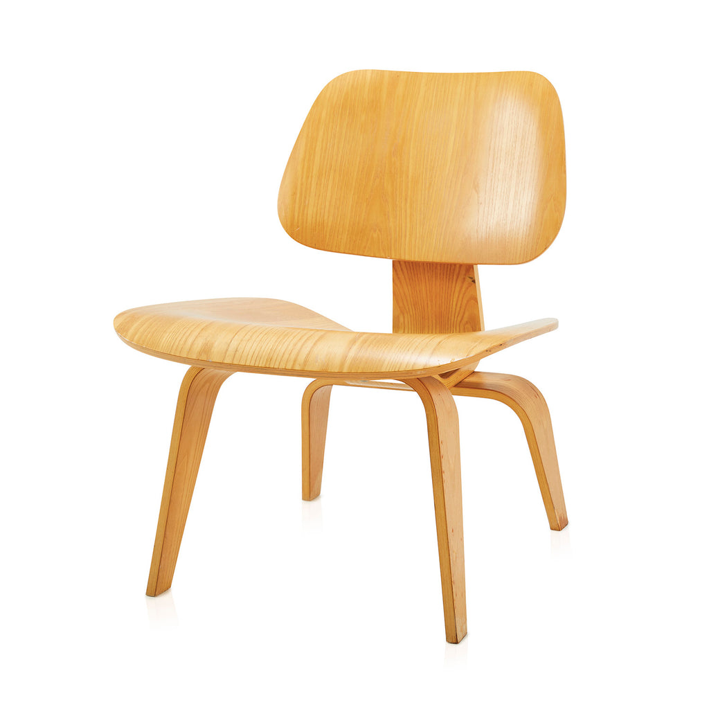 Wood Eames Style Low Side Chair
