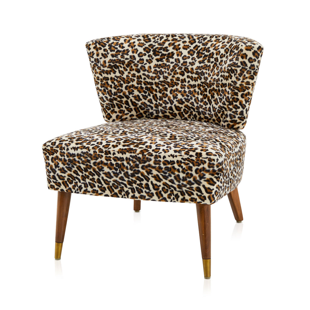 Leopard Print Slipper Chair