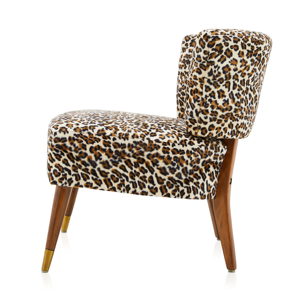 Leopard Print Slipper Chair