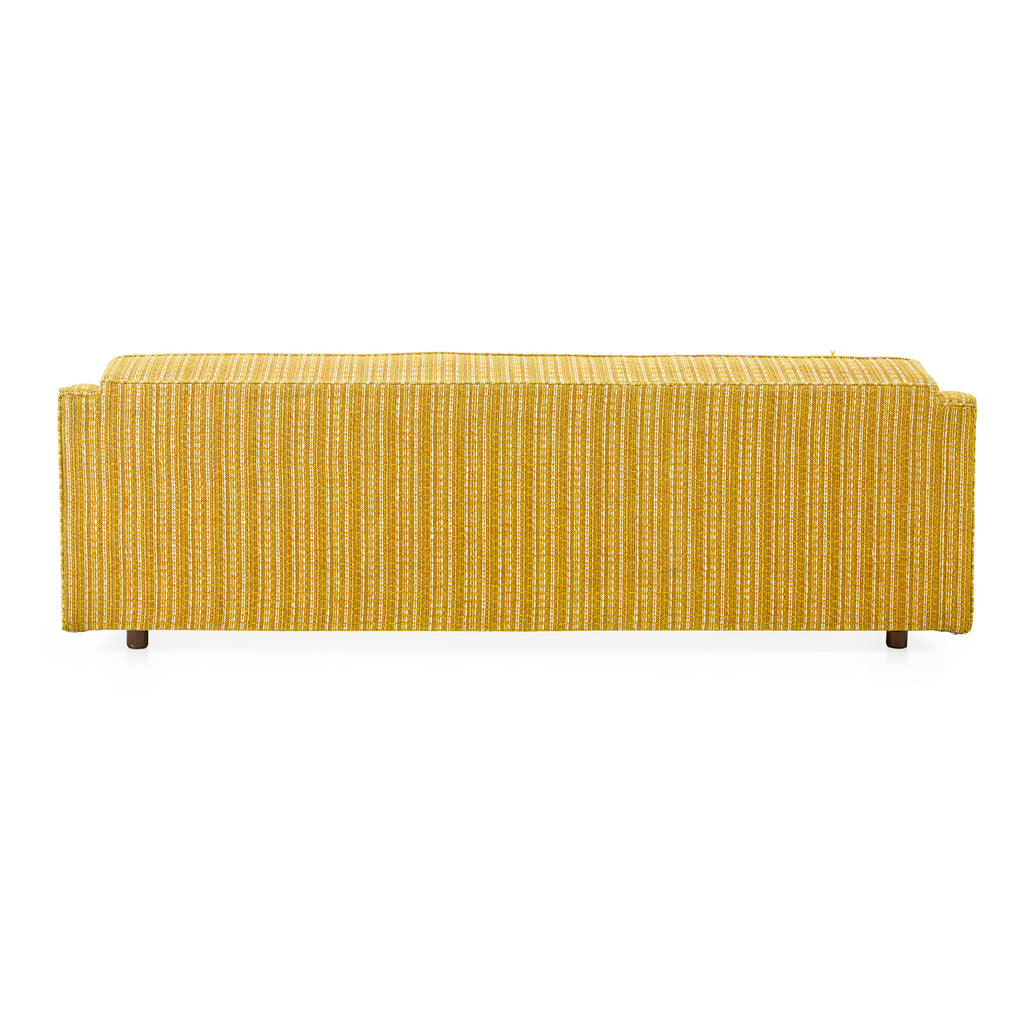Mid-Century Vintage Yellow Sofa