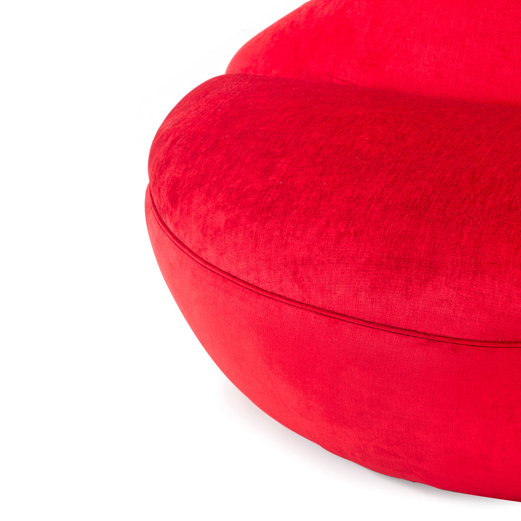 Red Velvet Lips Loveseat