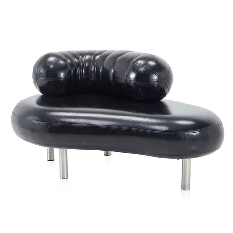 Black Pearl 80's Love Seat