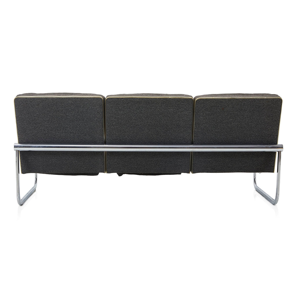 Grey Fabric Tandem Sofa