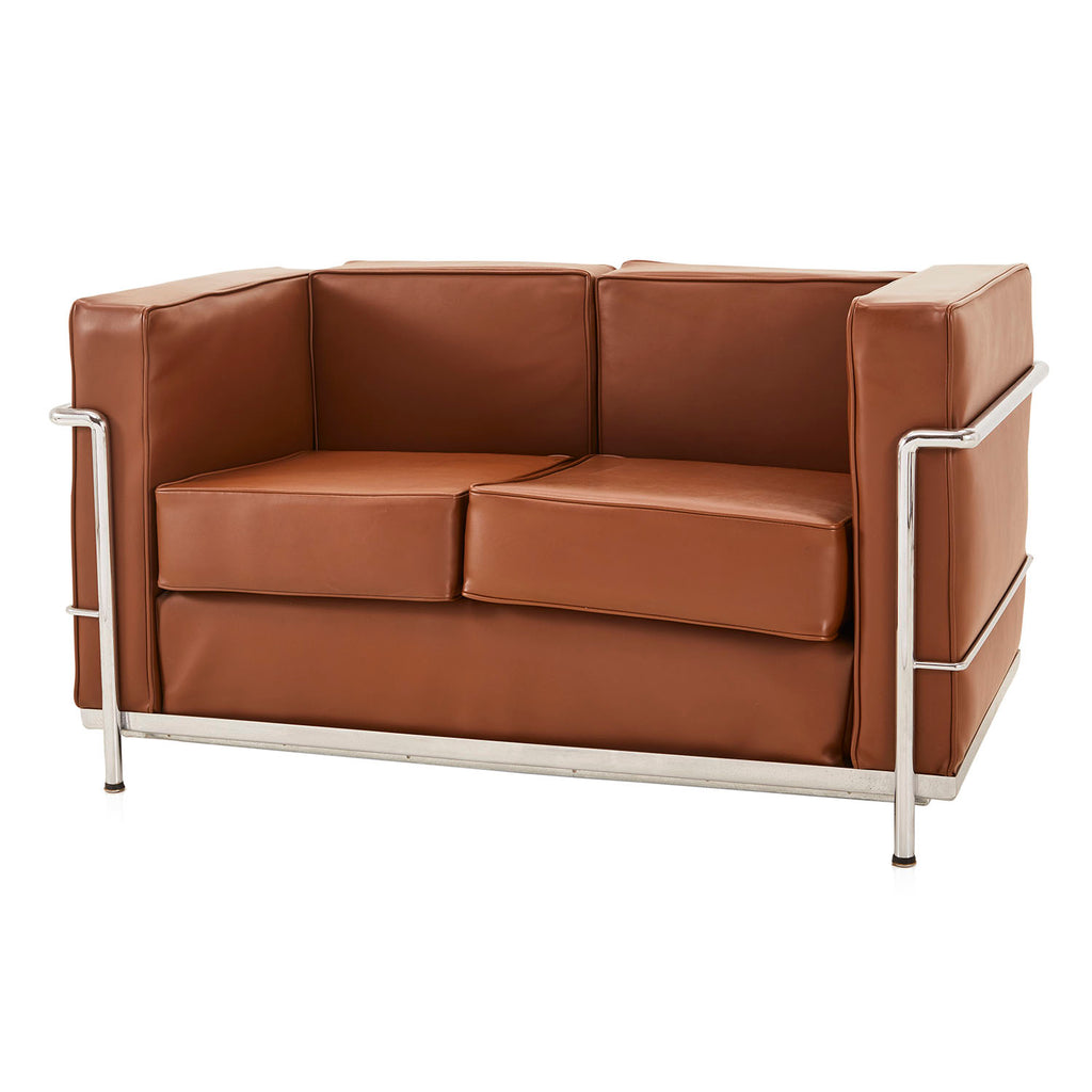 Le Corbusier Petit Confort Loveseat - Brown