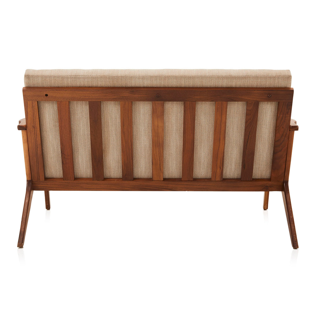 Tan & Wood Cavett Loveseat