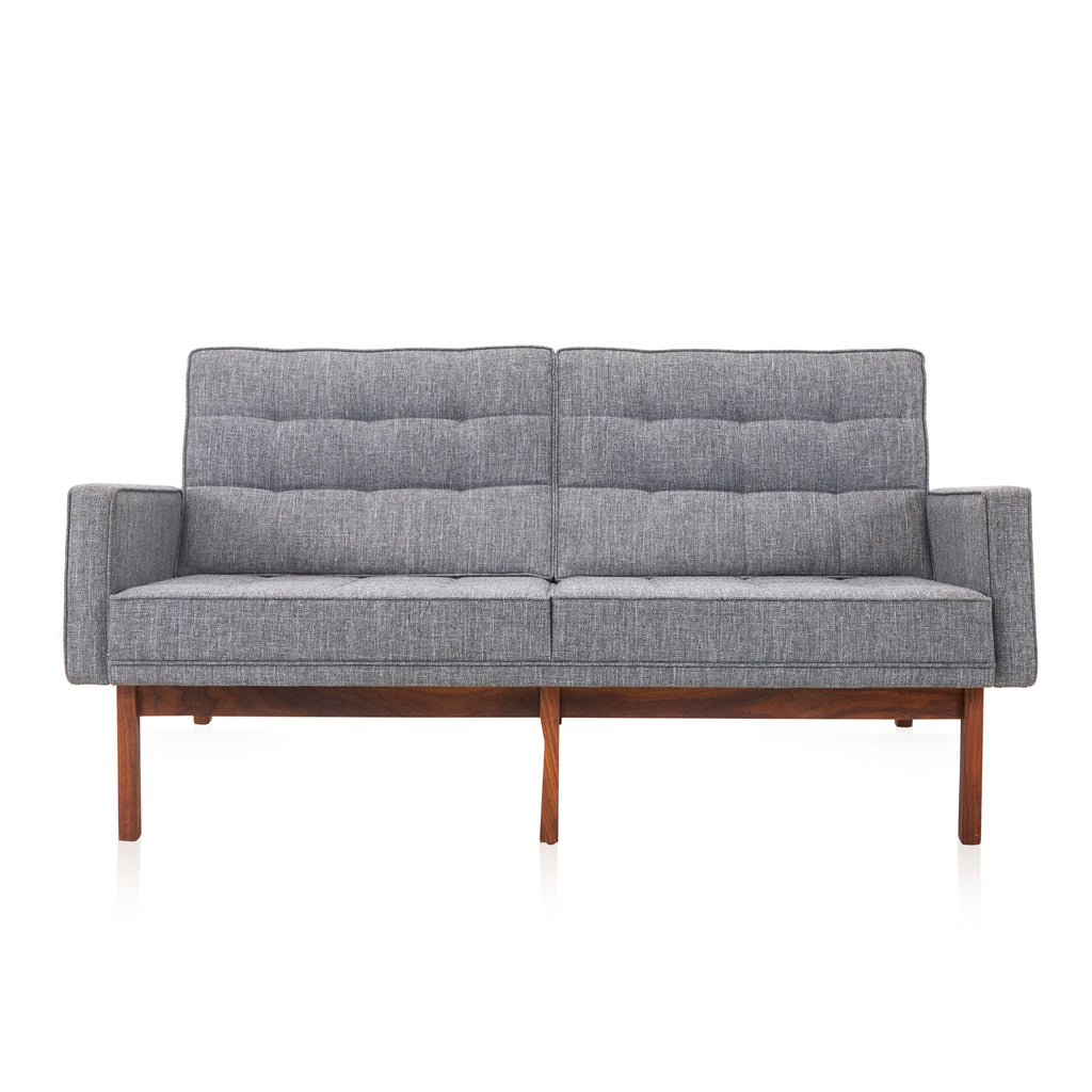 Modernica Ash Grey Loveseat - Wood Base
