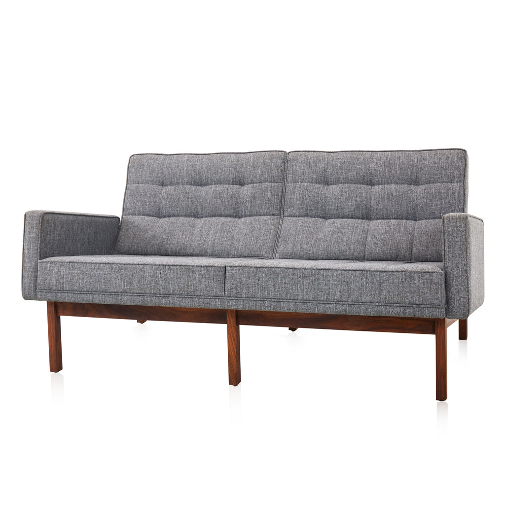 Modernica Ash Grey Loveseat - Wood Base