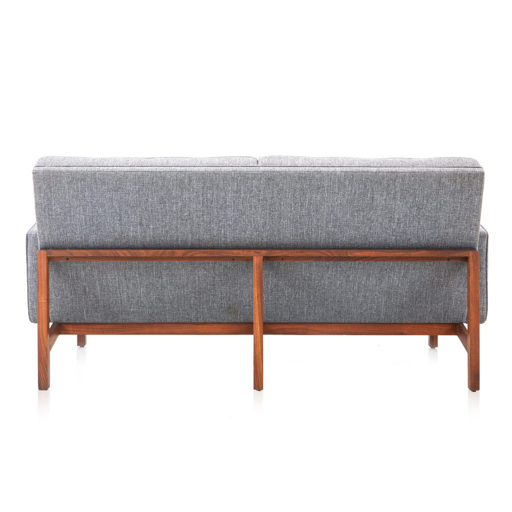 Modernica Ash Grey Loveseat - Wood Base