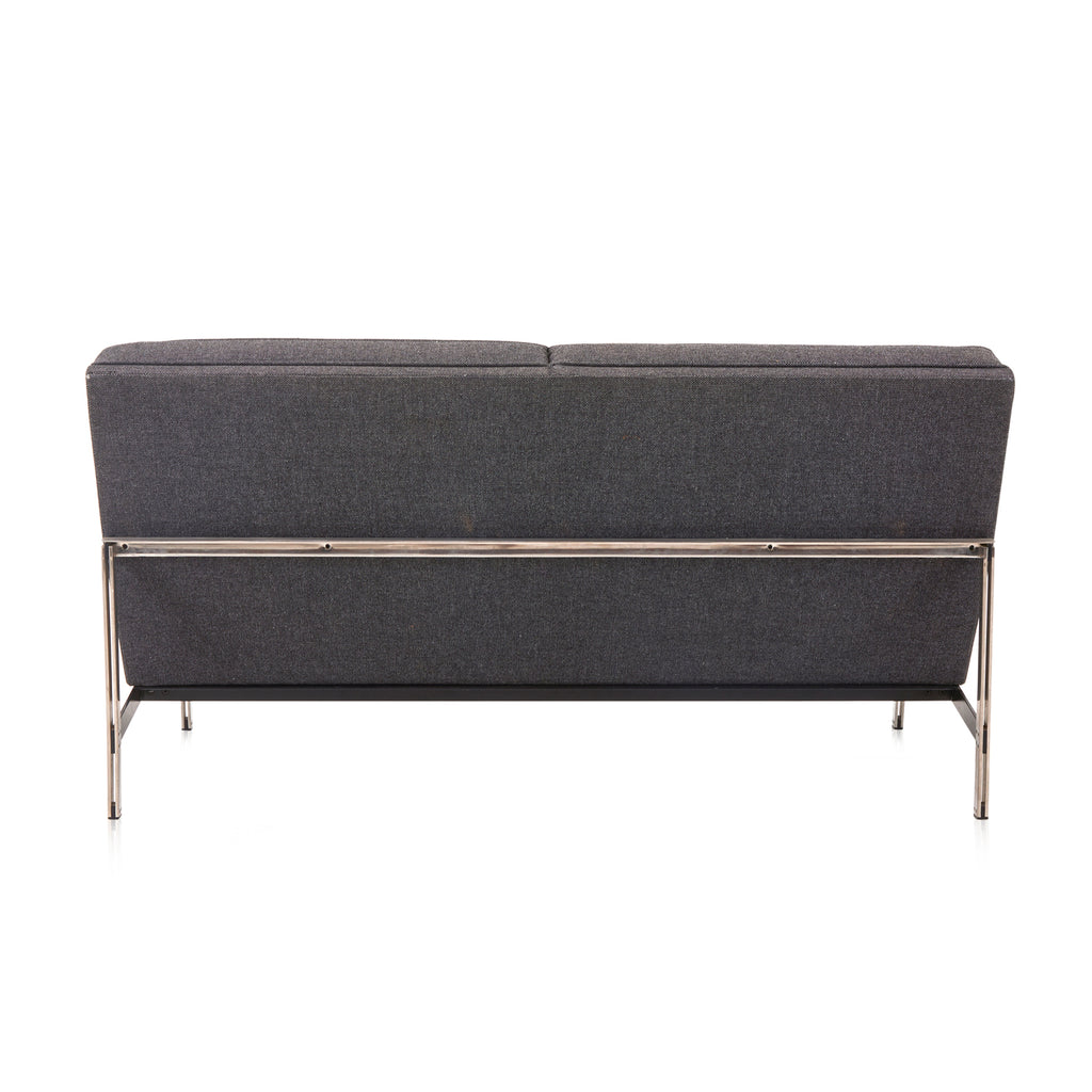 Modernica Charcoal Split Rail Arm Loveseat