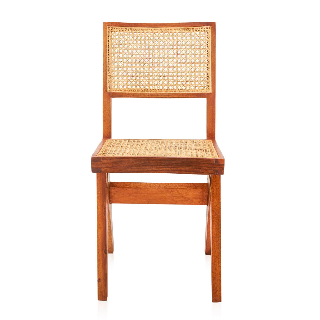Jeanneret Wood Armless Dining Side Chair