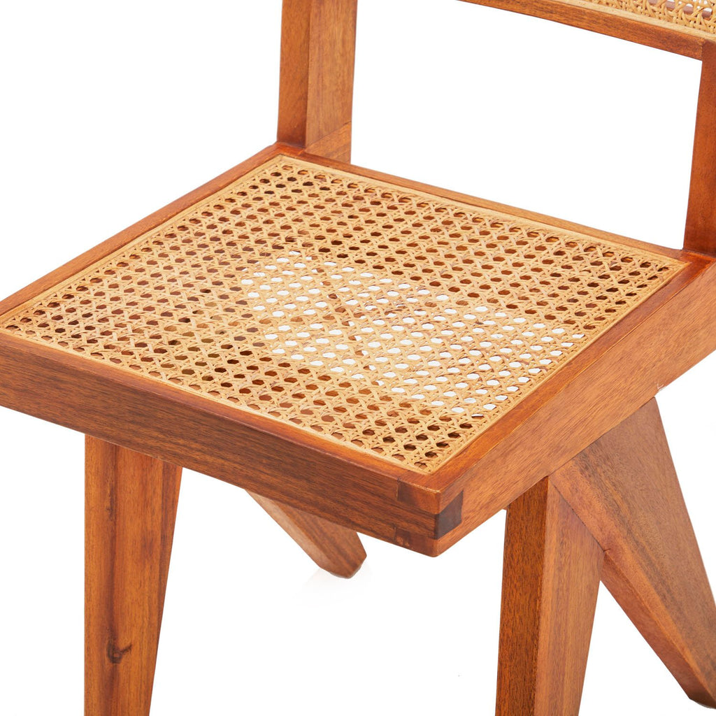 Jeanneret Wood Armless Dining Side Chair