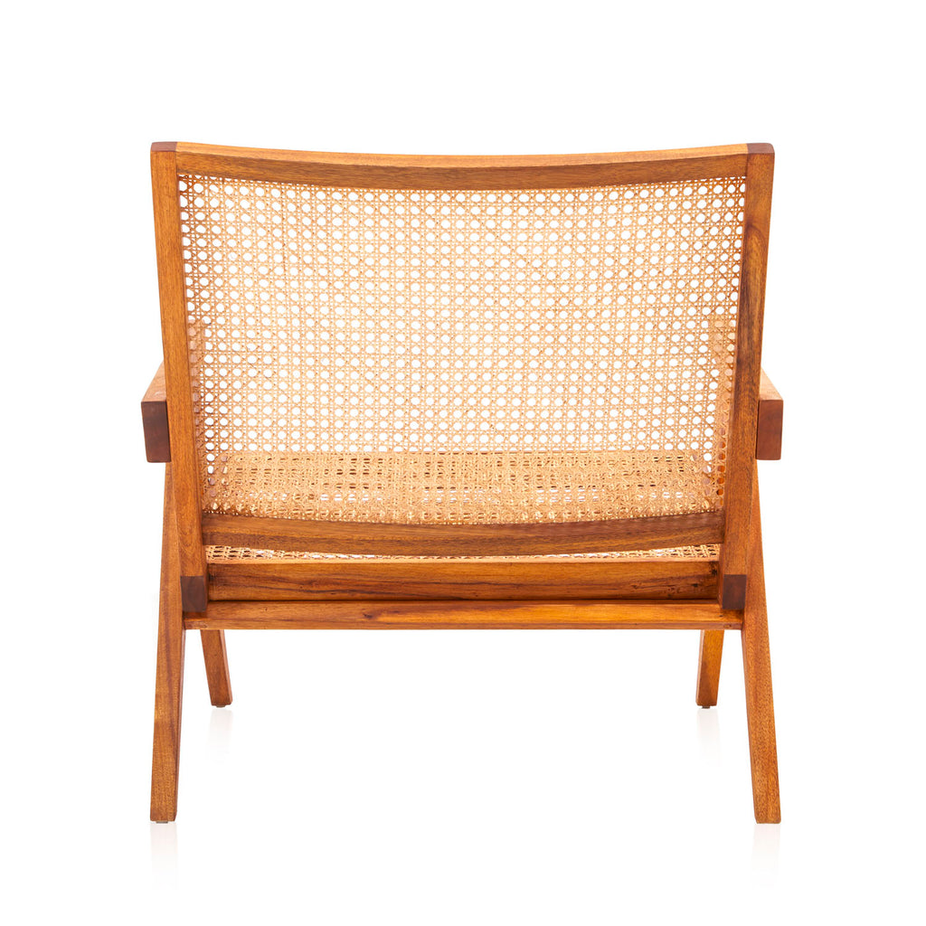 Wood & Cane Jeanneret Lounge Chair