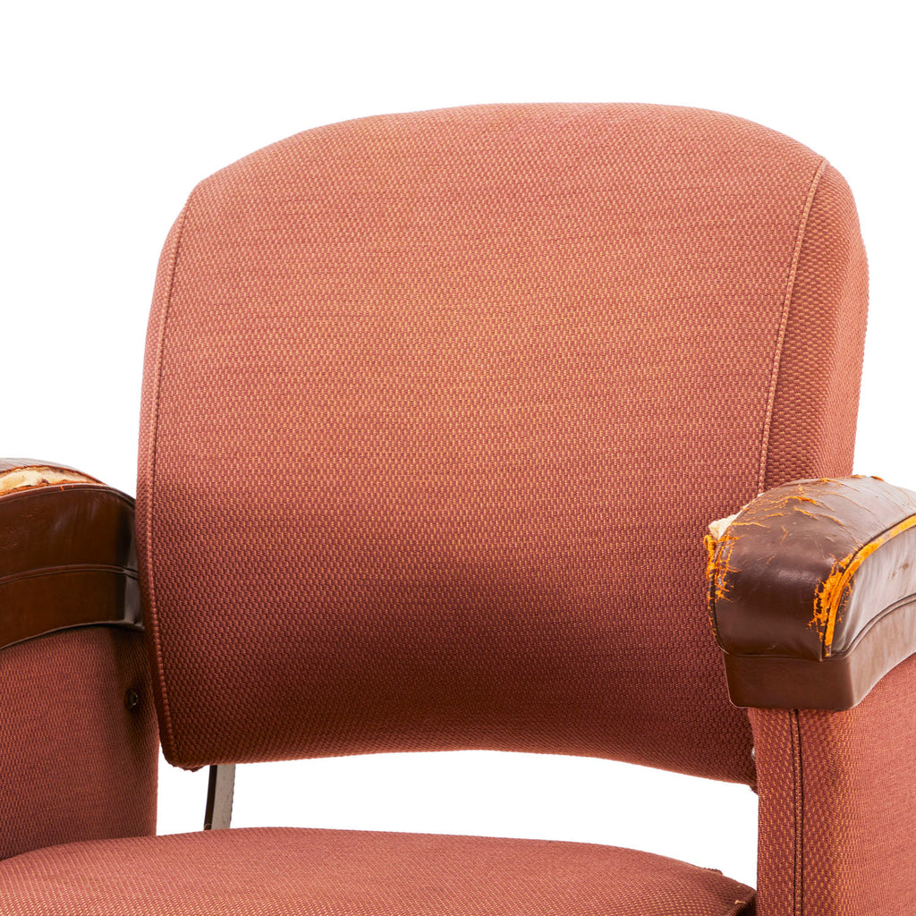 Red Chambray Office Chair