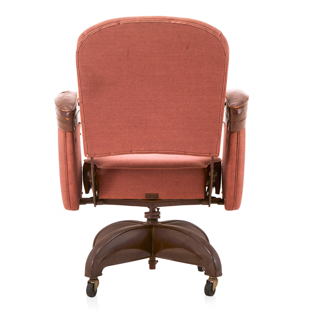 Red Chambray Office Chair