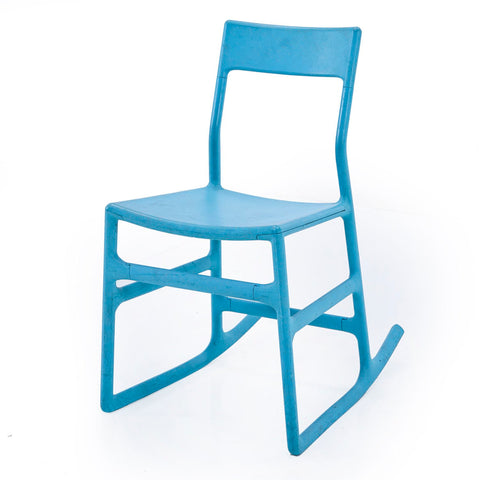 Blue Plastic Rocker