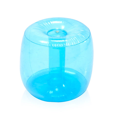 Blue Inflatable Ottoman