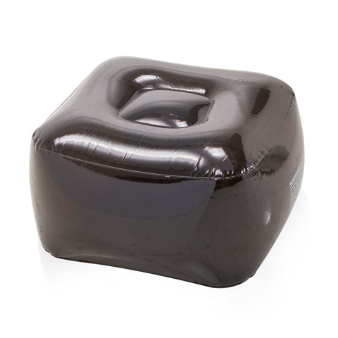 Black Inflatable Cube Ottoman