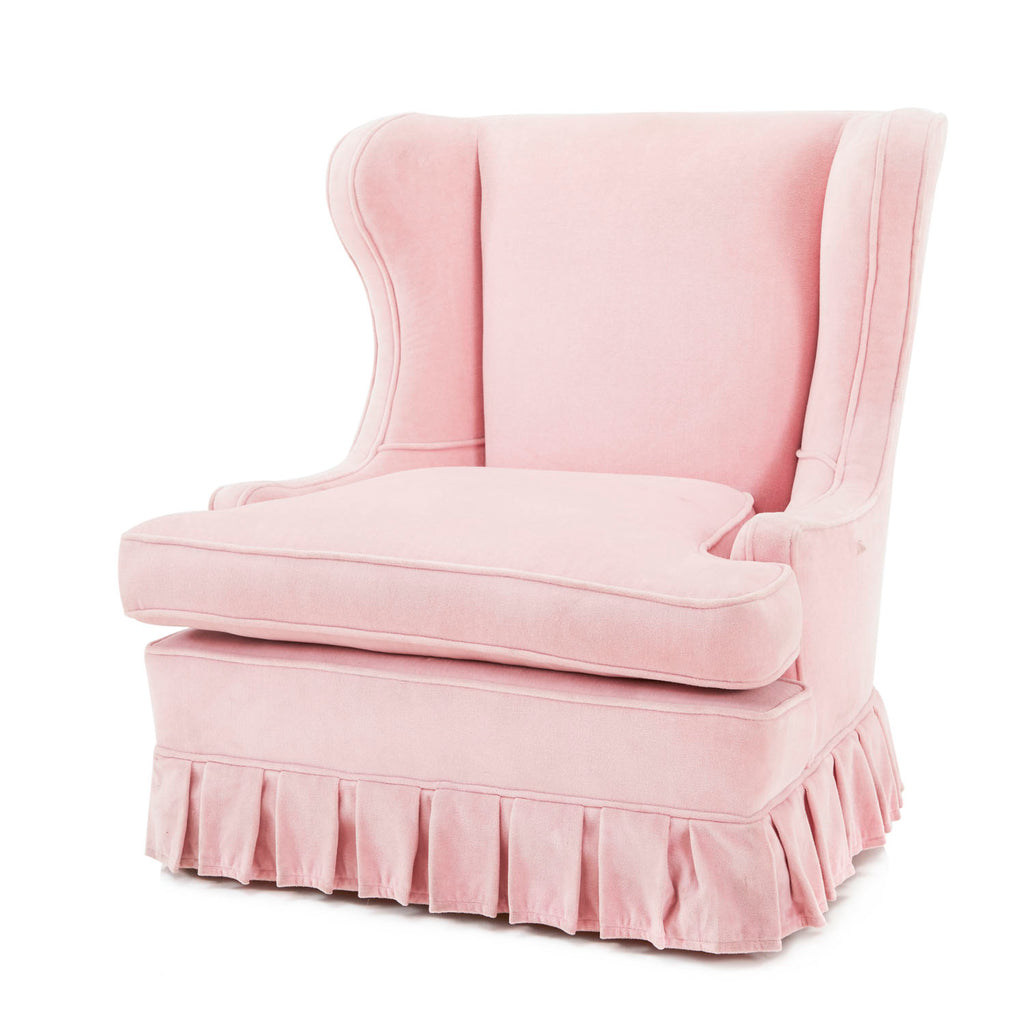 Pink Wingback Lounge