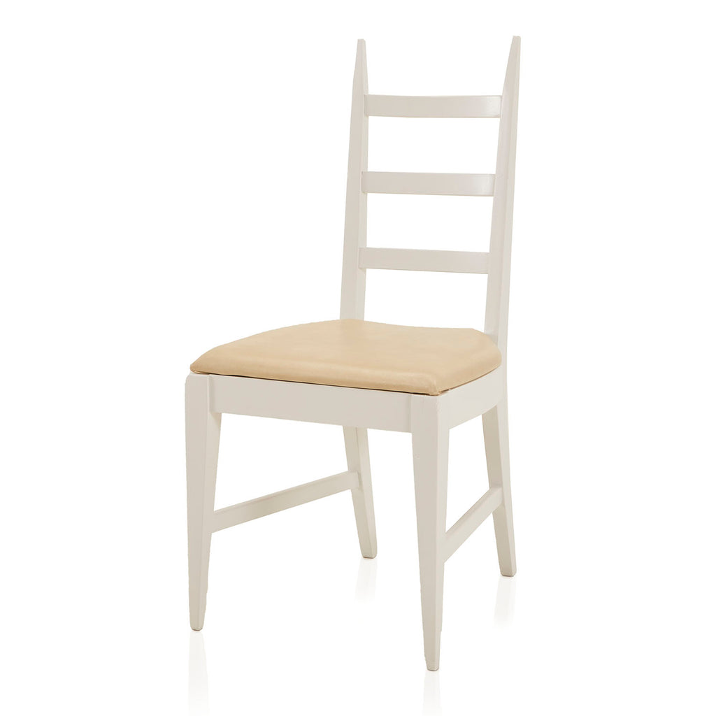 White Ladder Back Dining Chair