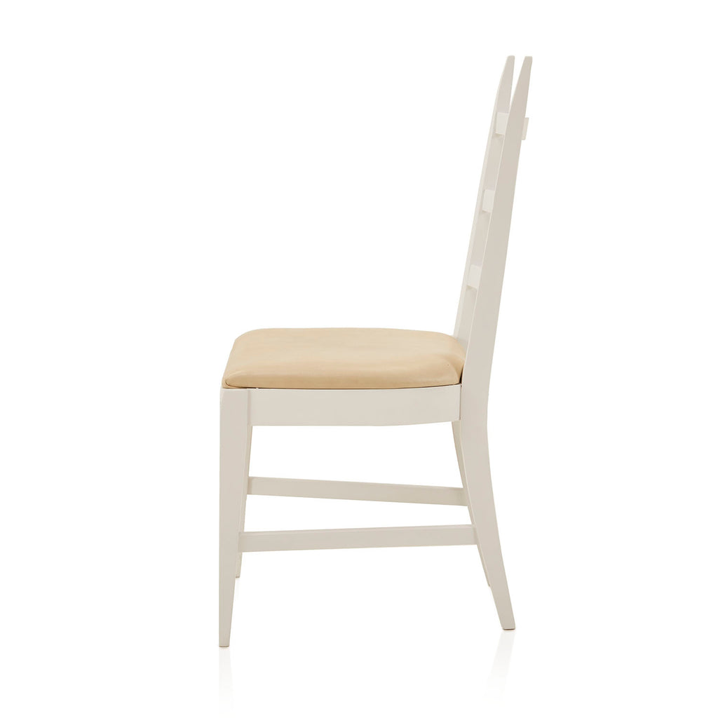 White Ladder Back Dining Chair