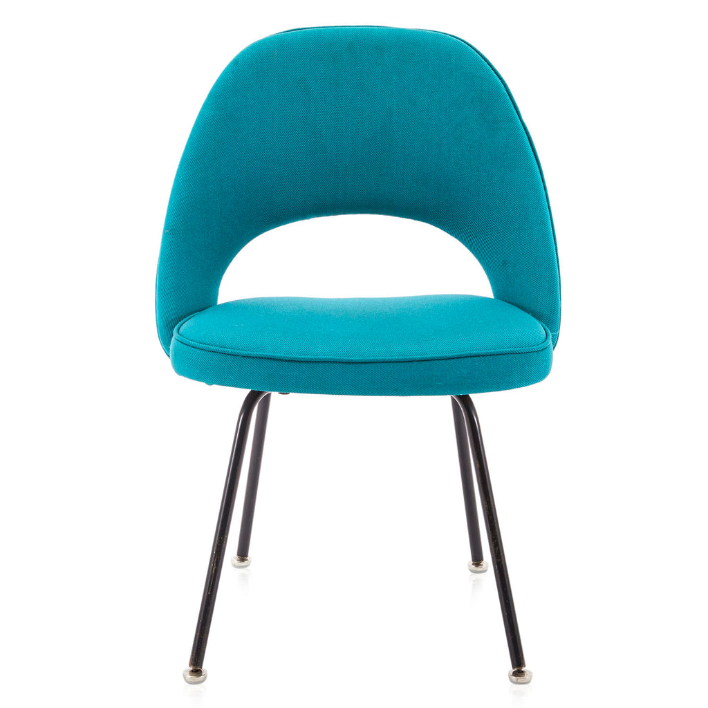 Blue Turquoise Saarinen Style Side Chair