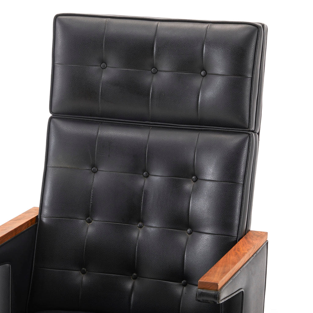 Black Tufted Executive Arm Chair