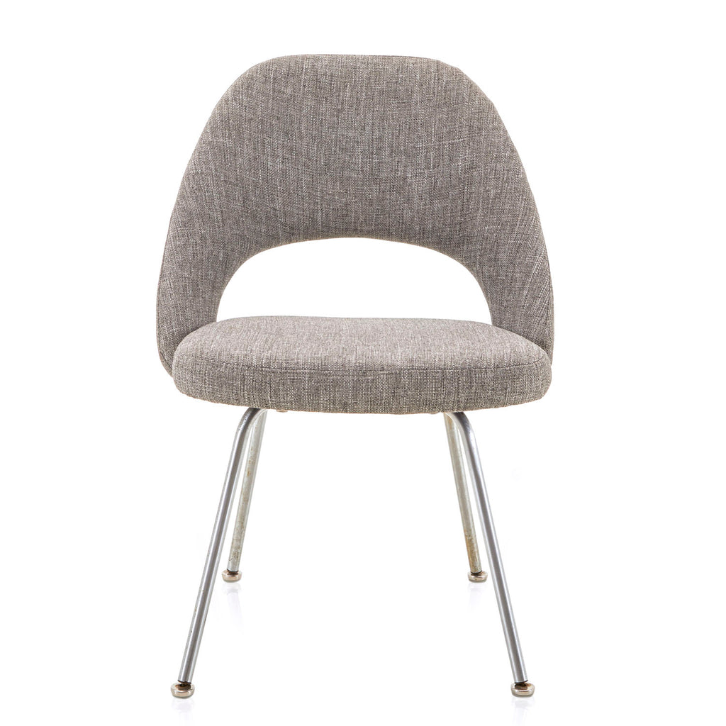 Light Grey Upholstered Saarinen Conference Chair