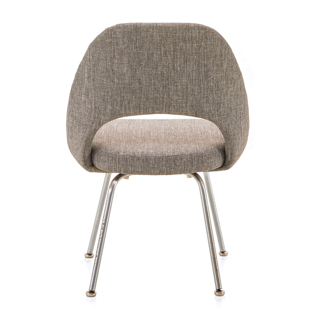 Light Grey Upholstered Saarinen Conference Chair