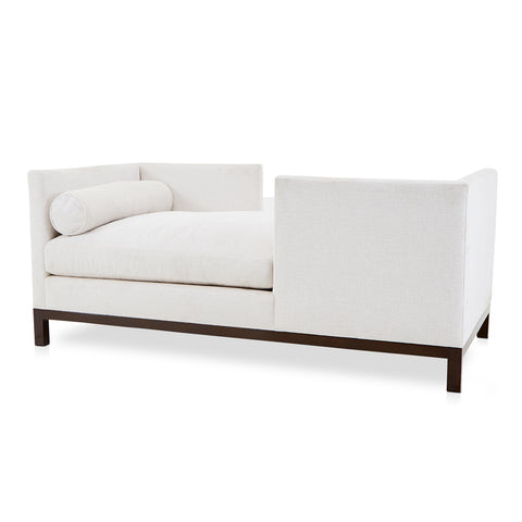 Cream Textured Fabric Double-Sided Sofa
